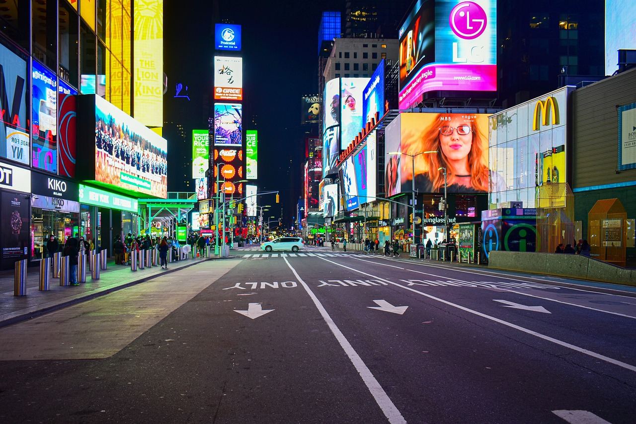 times square new york digital advertising