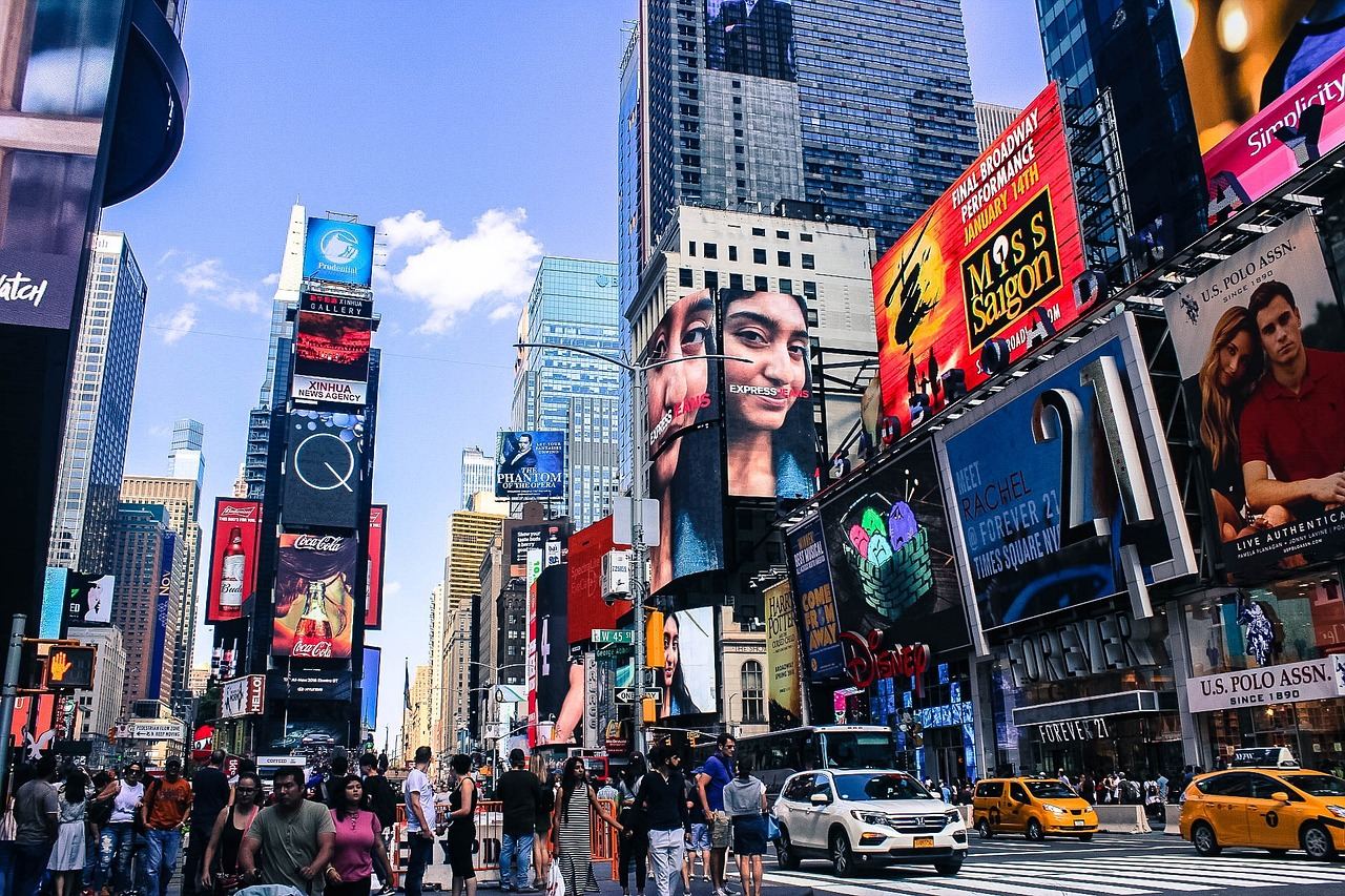 times square new york digital advertising